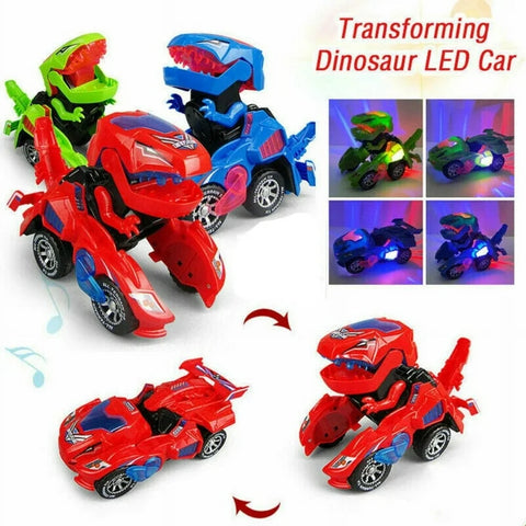 Transforming Car Dinosaur Toy for Kids 2-5