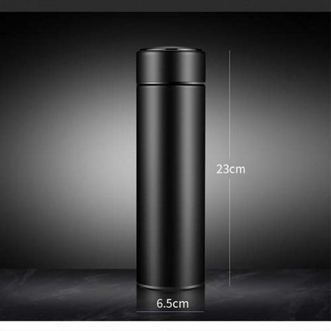 'Temperature Display Vacuum Insulated Water Bottle