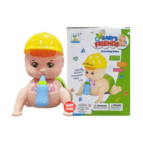 Musical Baby Crawling Toy with 3D Lights & Music Toys for Kids and Babies