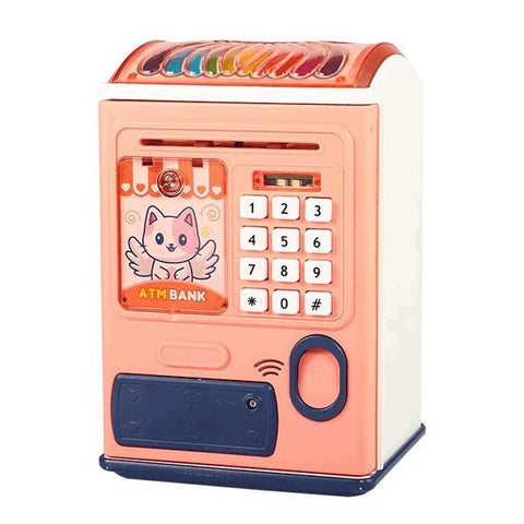 Money Box for Kids,Piggy Bank, Electronic ATM Machine