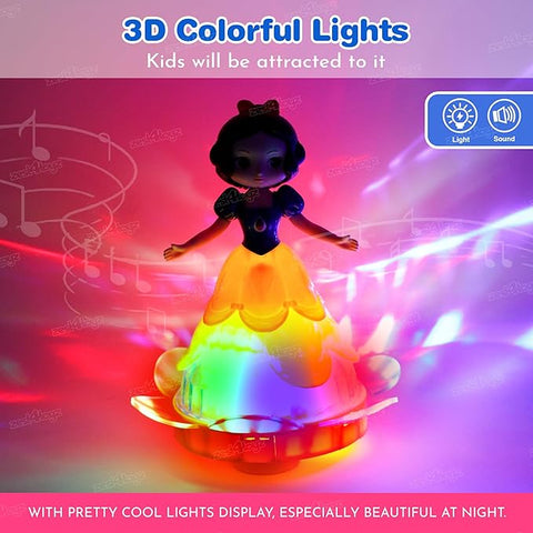 Doll 360 Degree Rotating Light & Sound Toy