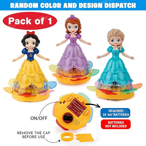 Doll 360 Degree Rotating Light & Sound Toy