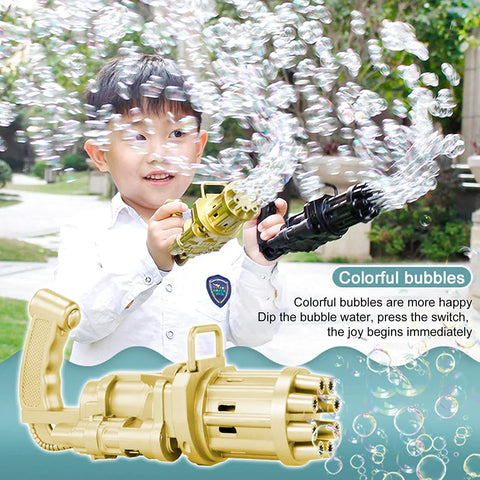 Automatic Water Bubble Gun Toy
