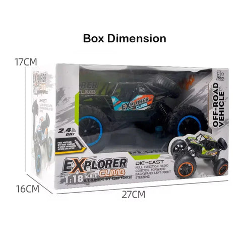 Rock Crawler RC Metal Remote Control Car for Kids With Smoke Effect