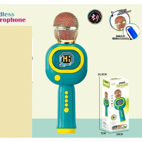 '''Smart Singer Mic Phone with Bluetooth – Wireless Karaoke Fun for Kids