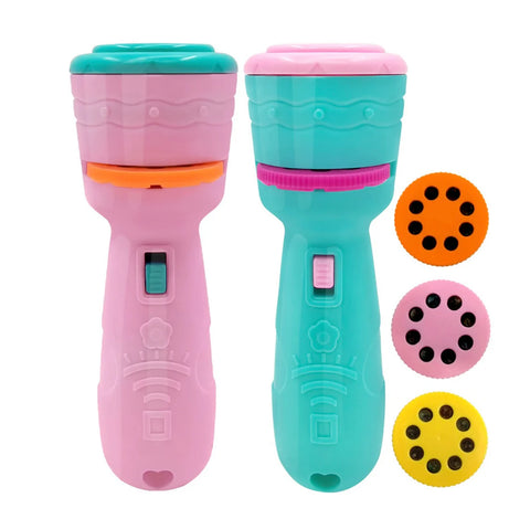 Projector Flashlight Torch for Kids – 3 Reel with 24 Fun Random Images Box Pack