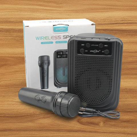'Portable Wireless Speaker with Lights 4 Inch Big Size