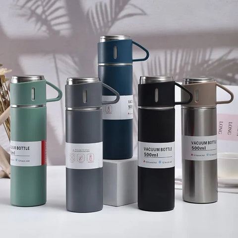 ''Stainless Steel Hot &Cool Vacuum Thermal Flask Set