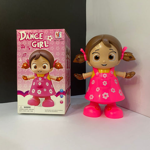 Music Baby Reborn Doll, Musical Flash Light Baby Doll, Dancing Girl Toy with 3D Lights Music