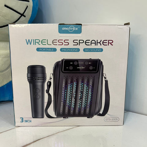 '''Portable Wireless GTS Bluetooth Speaker with Microphone Chargeable