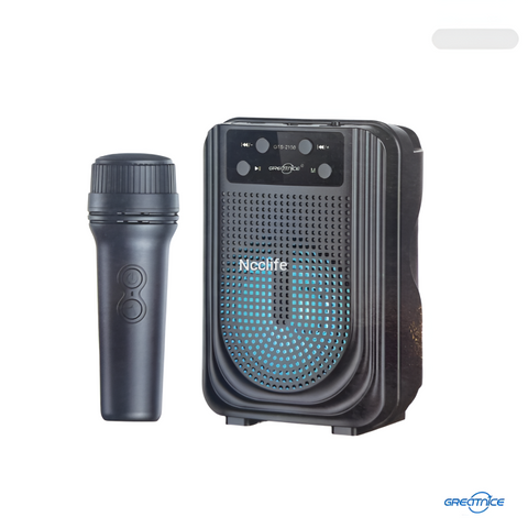'Portable Wireless Speaker with Lights 4 Inch Big Size