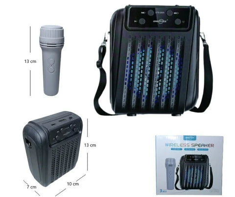 '''Portable Wireless GTS Bluetooth Speaker with Microphone Chargeable